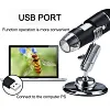 Microscope Accessories Kit Adjustable 1600X 3 in 1 Digital Microscope, with Bracket Microscope Slides