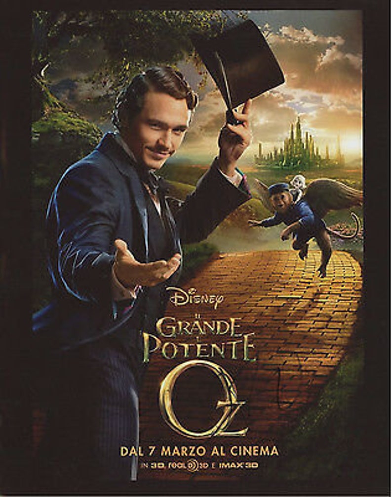 James franco signed autographed oz the great and powerful 11x14 Photo Poster painting