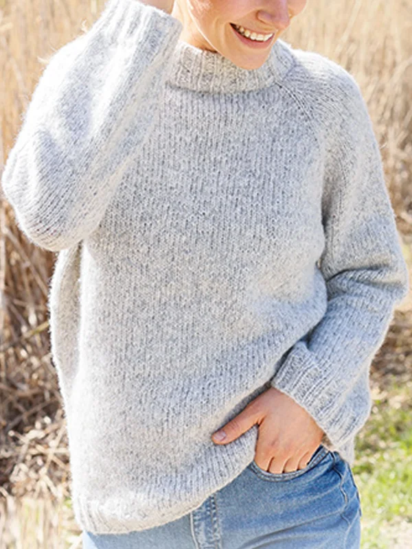 Vintage Loose Crewneck Pullover Sweater