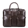 Alligator Messenger Bag Shoulder Bag Business Briefcase for Men