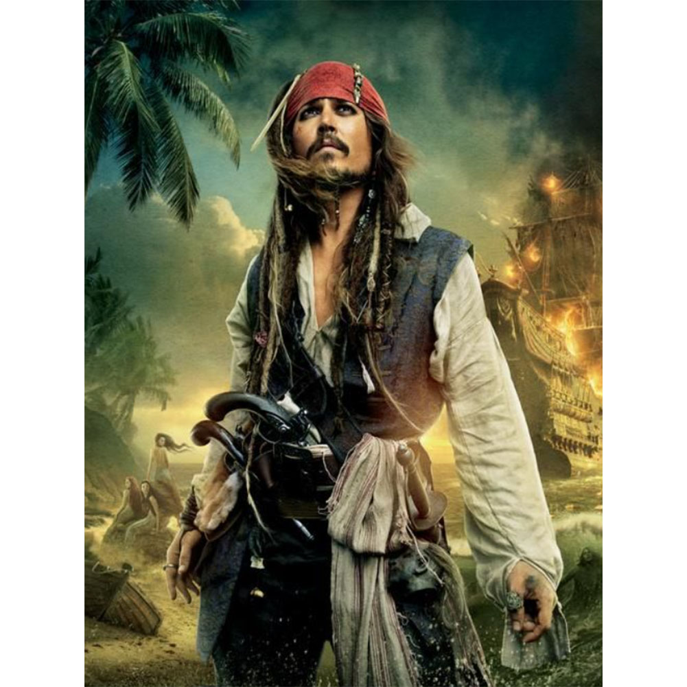 

(Multi-Size) Pirates Of The Caribbean - Round/Square Drill Diamond Painting, Square diamond 40*50cm, 501 Original