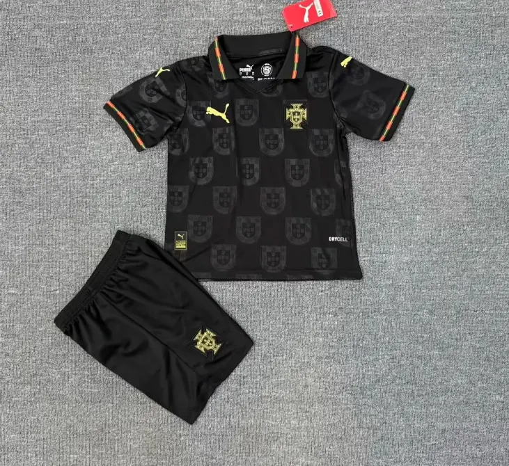 2025-26 Portugal POS Special Edition Black Children's Kit