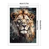(Stamped/Counted) Watercolor Lion-11CT/14CT Cross Stitch 40*53cm