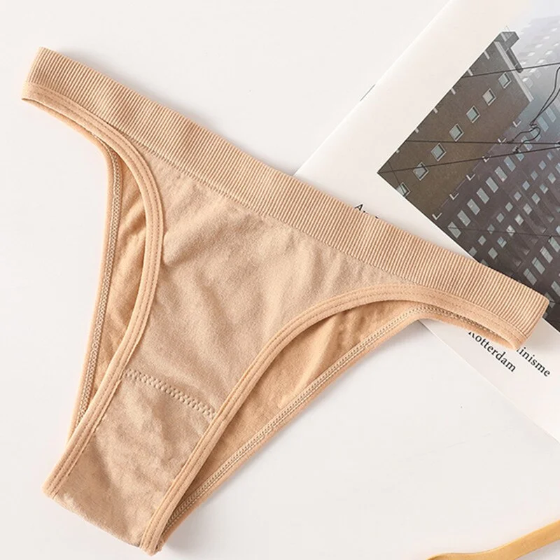 Women Thong Brazilian Panties Sexy G-String Female Underpants Bikini Cotton Gusset Sexy Lingerie Ladies Seamless Underwear