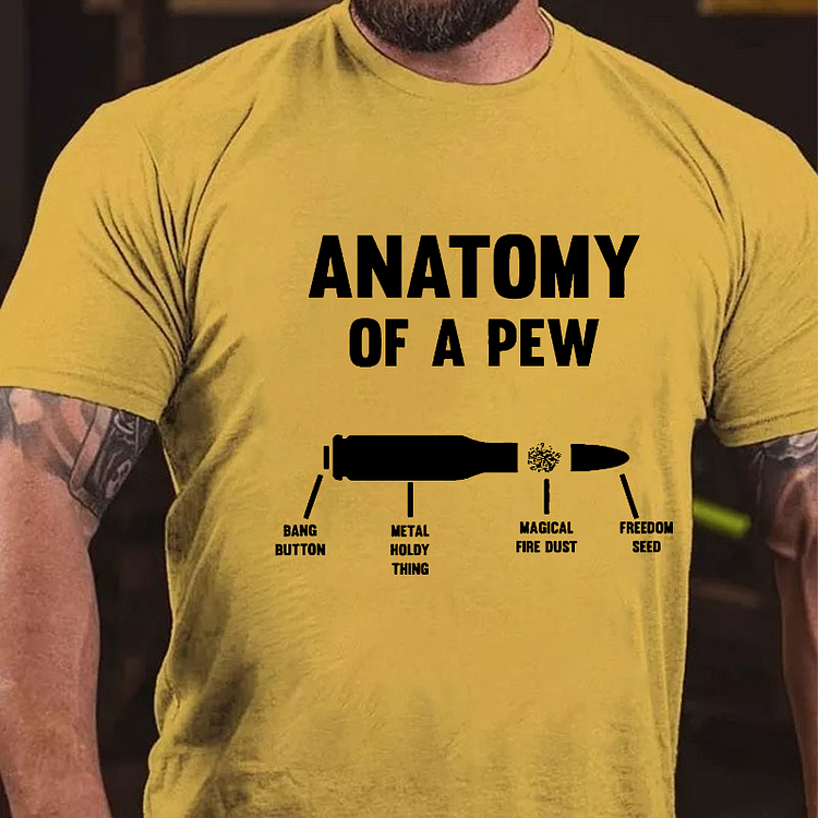Anatomy Of A Pew T-shirt