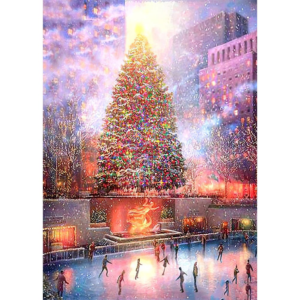 Fantasy Christmas Tree - Full Round - Diamond Painting(30*40cm)
