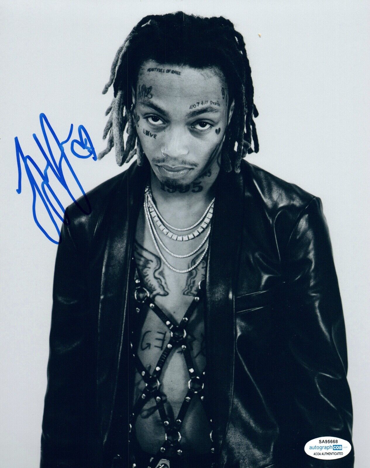 Tyla Yaweh Signed Autographed 8x10 Photo Poster painting Hip Hop Rapper ACOA COA