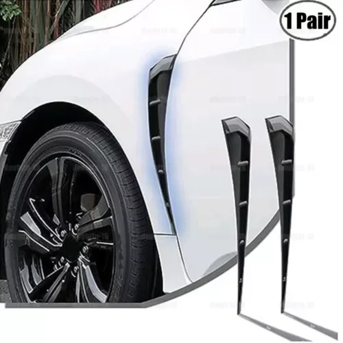 Dronehint 2pcs Glossy Black Car Side Fender Vent Air Wing Cover Trim Accessories Car parts (For: GMC) Parts