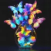 Luminous Butterfly Vase-11CT Stamped Cross Stitch 40*40cm/15.75*15.75in tapestrymarket