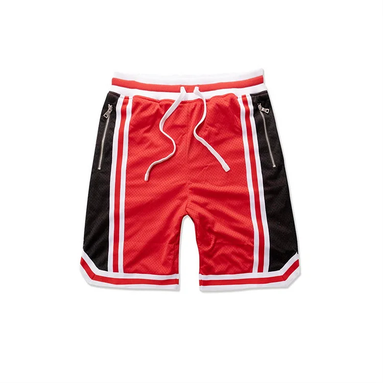 BrosWear Fashion Color Contrast Sports Basketball Shorts