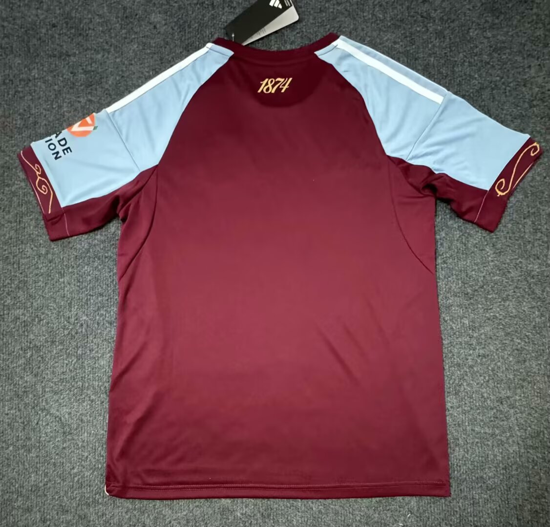 25/26 Aston Villa Home Football Shirt 1:1 quality