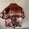 Boy Scouts of America Overlay Tapestry Shirt Jacket