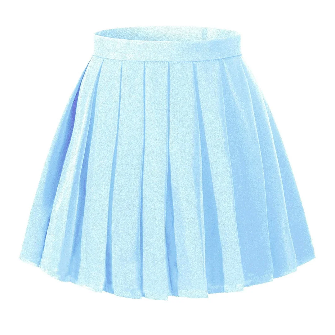 Cosplay Skirts Women's Japan high Waisted Pleated Cosplay Costumes Skirts