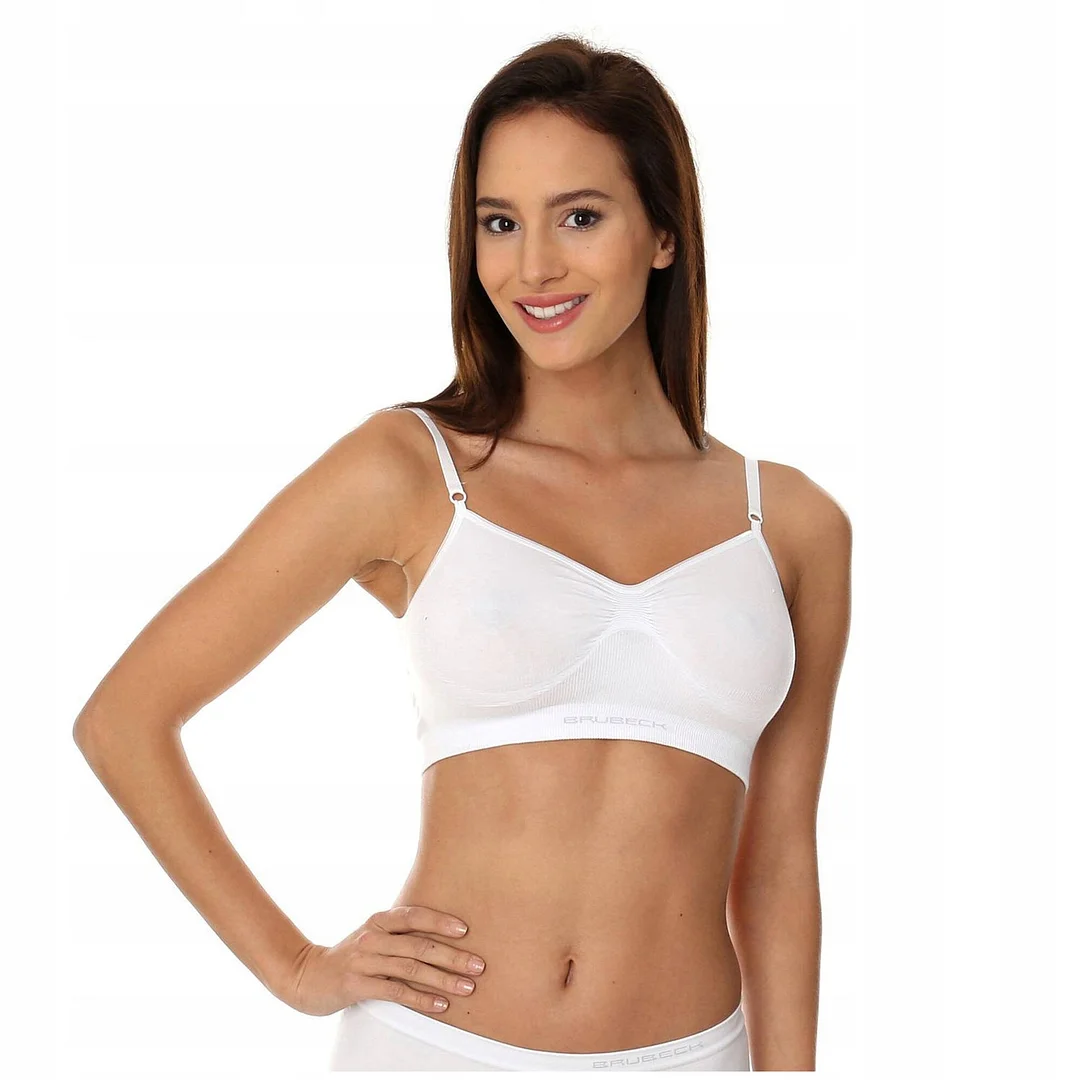 BRUBECK Bra Comfort Cotton Bawełniany miękki biustonosz sportowy
