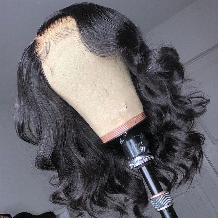 Medium Parted Wavy Curls Wigs
