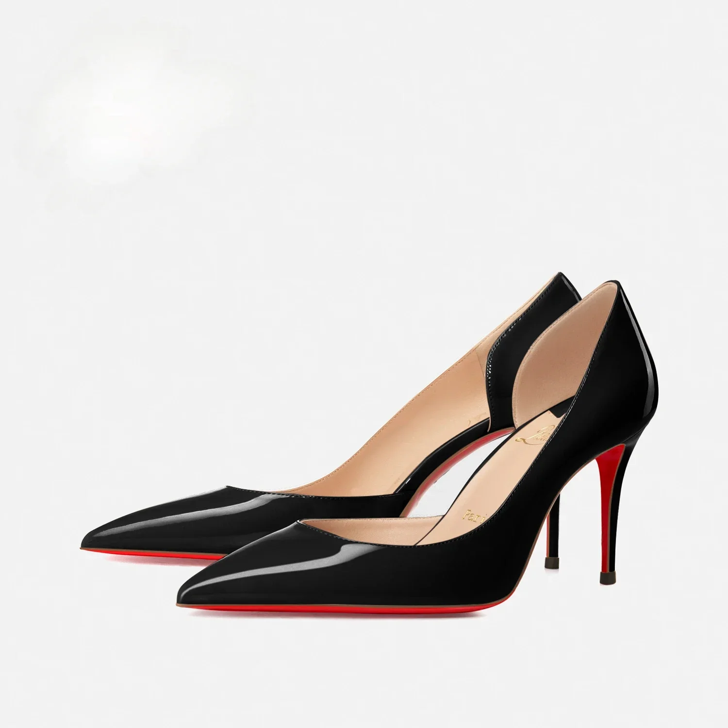 Naked Color Side Air Temperament Versatile Commuting Pointed Shallow Mouth Thin Heel Shoes