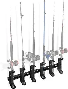 Koova Wall Mount Fishing Rod Holders & Reel Storage | Sturdy Fishing Pole Holder