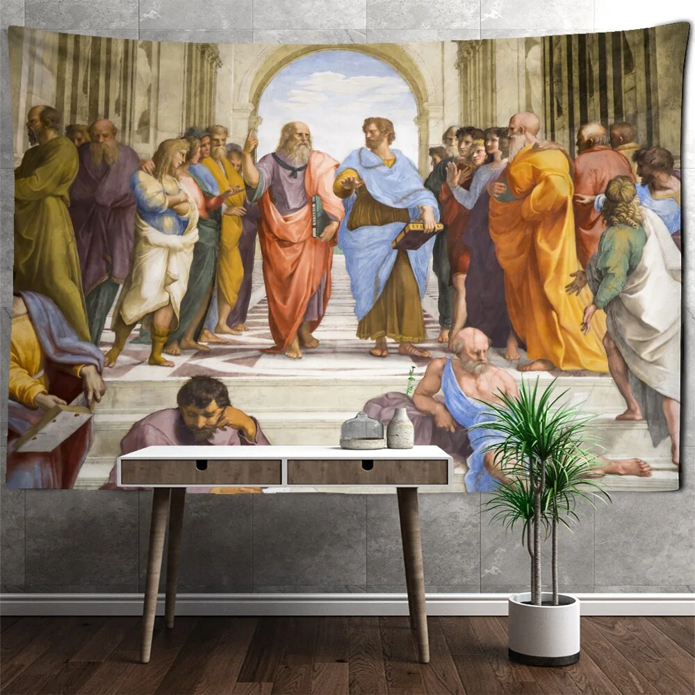 Angel Wall Hanging Mandala Wall Decoration Living Room Bedroom TV Background Boho Psychedelic Tapestry