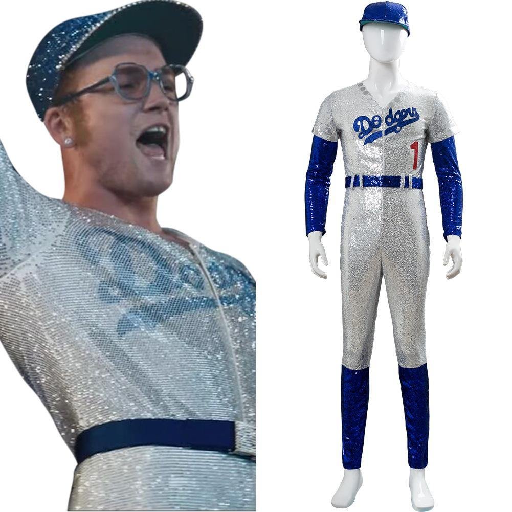 Rocketman Elton John Baseballuniform Cosplay Kostüm