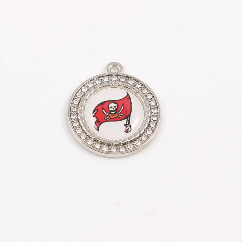 1 Piece 27.6*24.3mm Alloy Rhinestones Totem Pendant