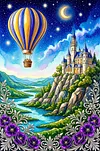 Luxury AB Velvet Diamond Painting Kit - Landscape
