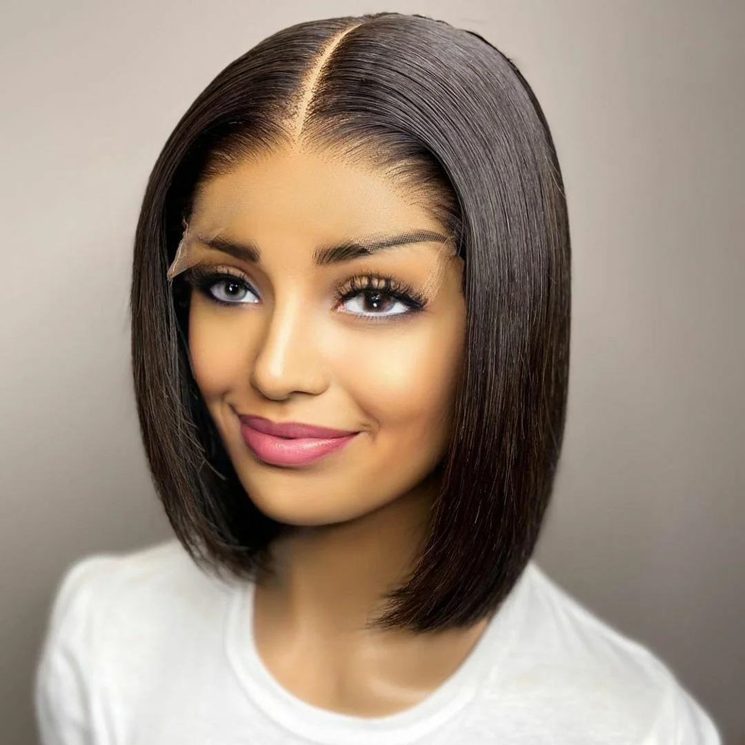 Jewtribute Hair®|Black Red Color Bob Lace Wigs for Women