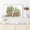 Flower Market -14CT Stamped Cross Stitch Kit(40*27cm)