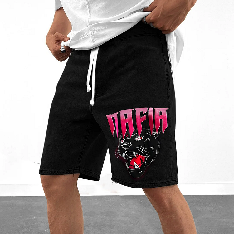 Sopula Mafia Tiger Side Pocket Sweat Shorts