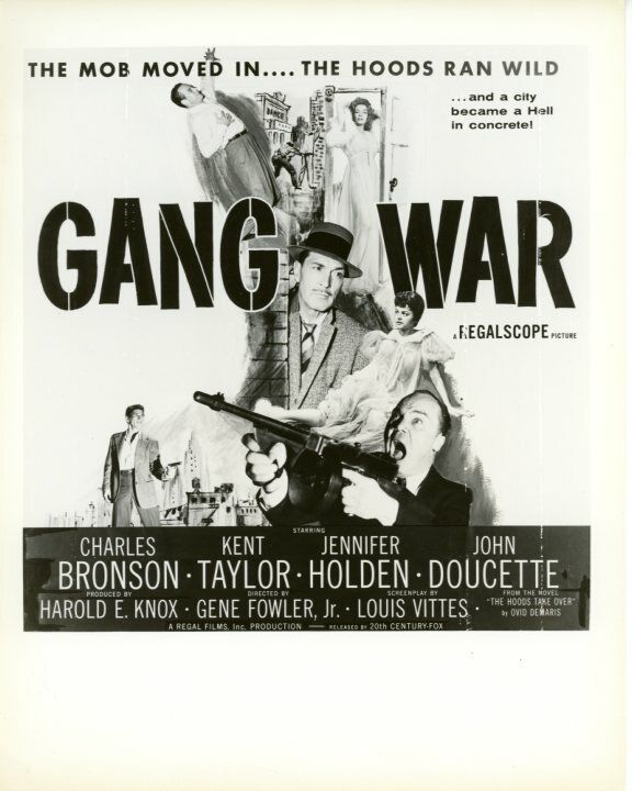 Charles Bronson Gang War Original 8x10 Press Photo Poster painting