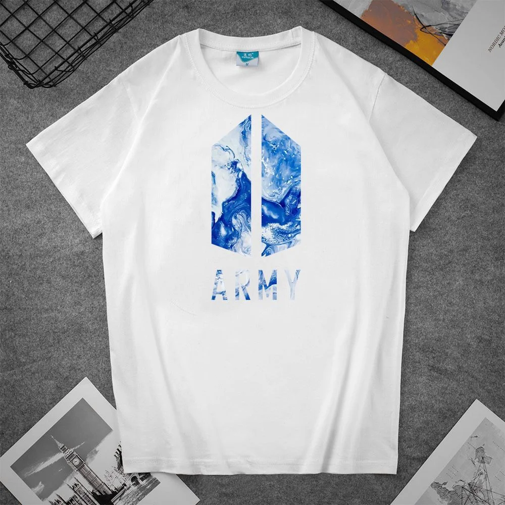 방탄소년단 Creative Casual Printed T-shirt