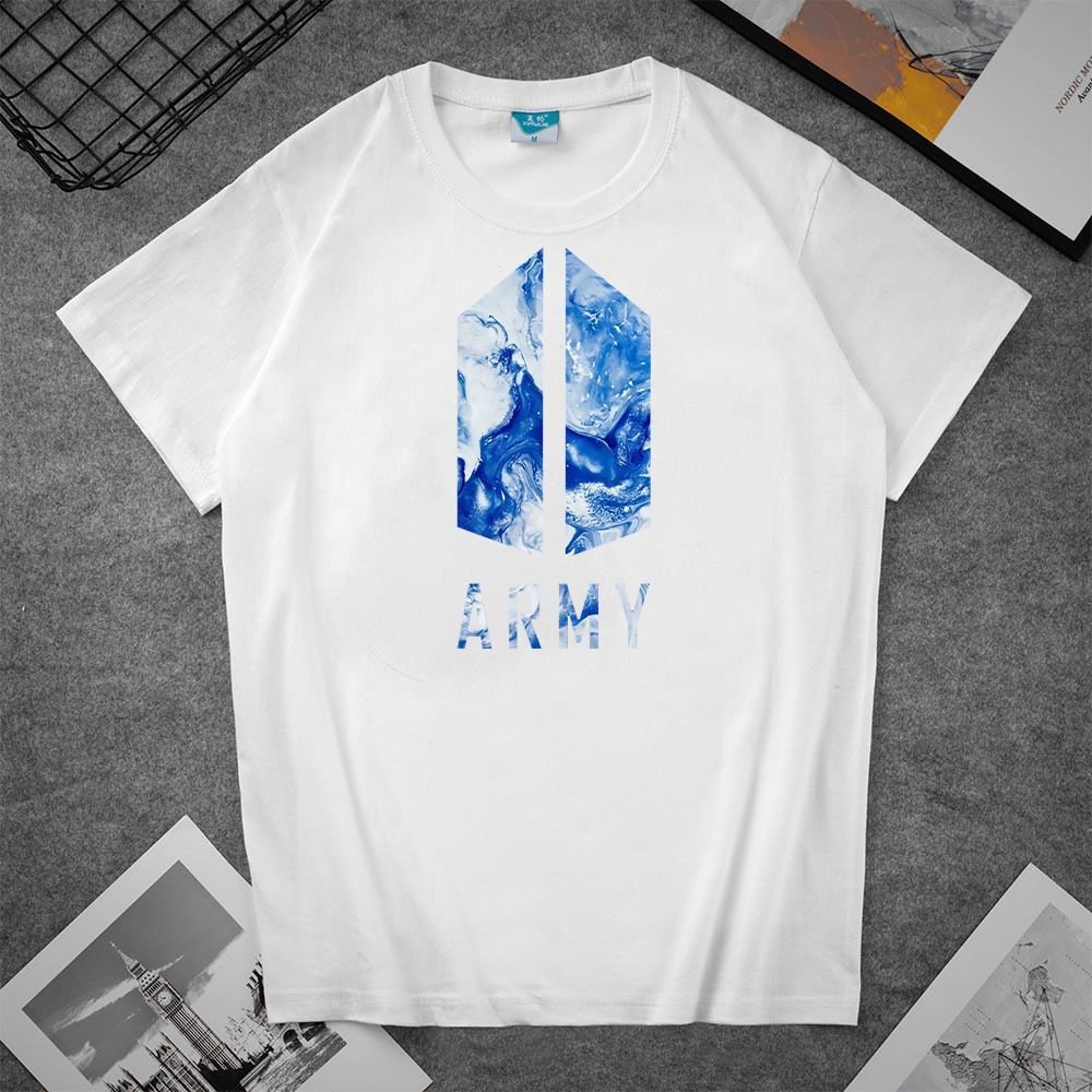 방탄소년단 Creative Casual Printed T-shirt