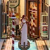 Venice Travelogue---3D Wooden Puzzle Dollhouse with Sensor Light Puzzle Bookend for Kids/Adults