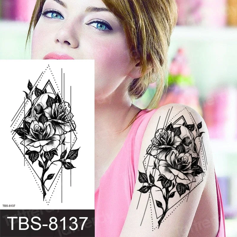 temporary tattoo phoenix dragon animals tattoo art body stickers women men legs sexy tatoo fake waterproof decal sheet water
