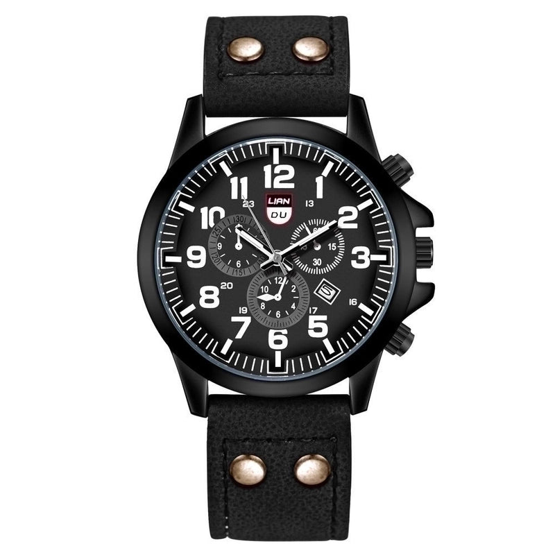 Fashion Geometric Buckle Quartz Men’s Watches