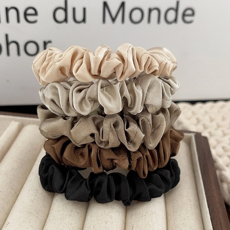 Women’s Minimalist Solid Color Cloth Hair Tie