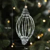 Silver Shimmers Christmas's Tree Hanging Decors