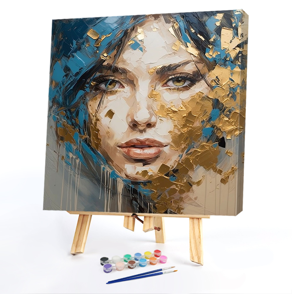 WomanPaint by Numbers Acrylic Painting 40*40CM