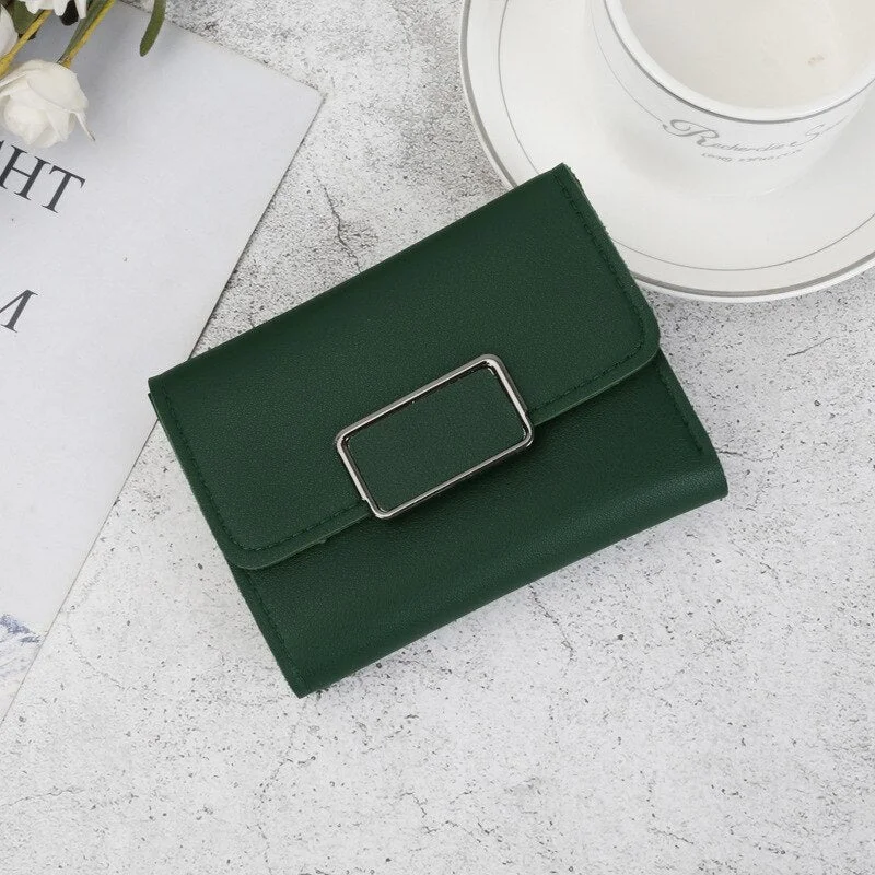 Women Wallets Small Fashion Brand Leather Purse Women Ladies Card Bag for Women 2019 Clutch Women Female Purse Money Clip Wallet