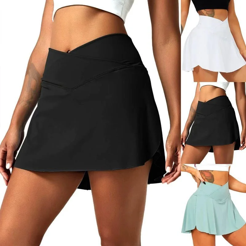 🧊Summer hot sale🧊Fashion Women’s Quick-Dry Tennis Pant-Skirts with Pockets