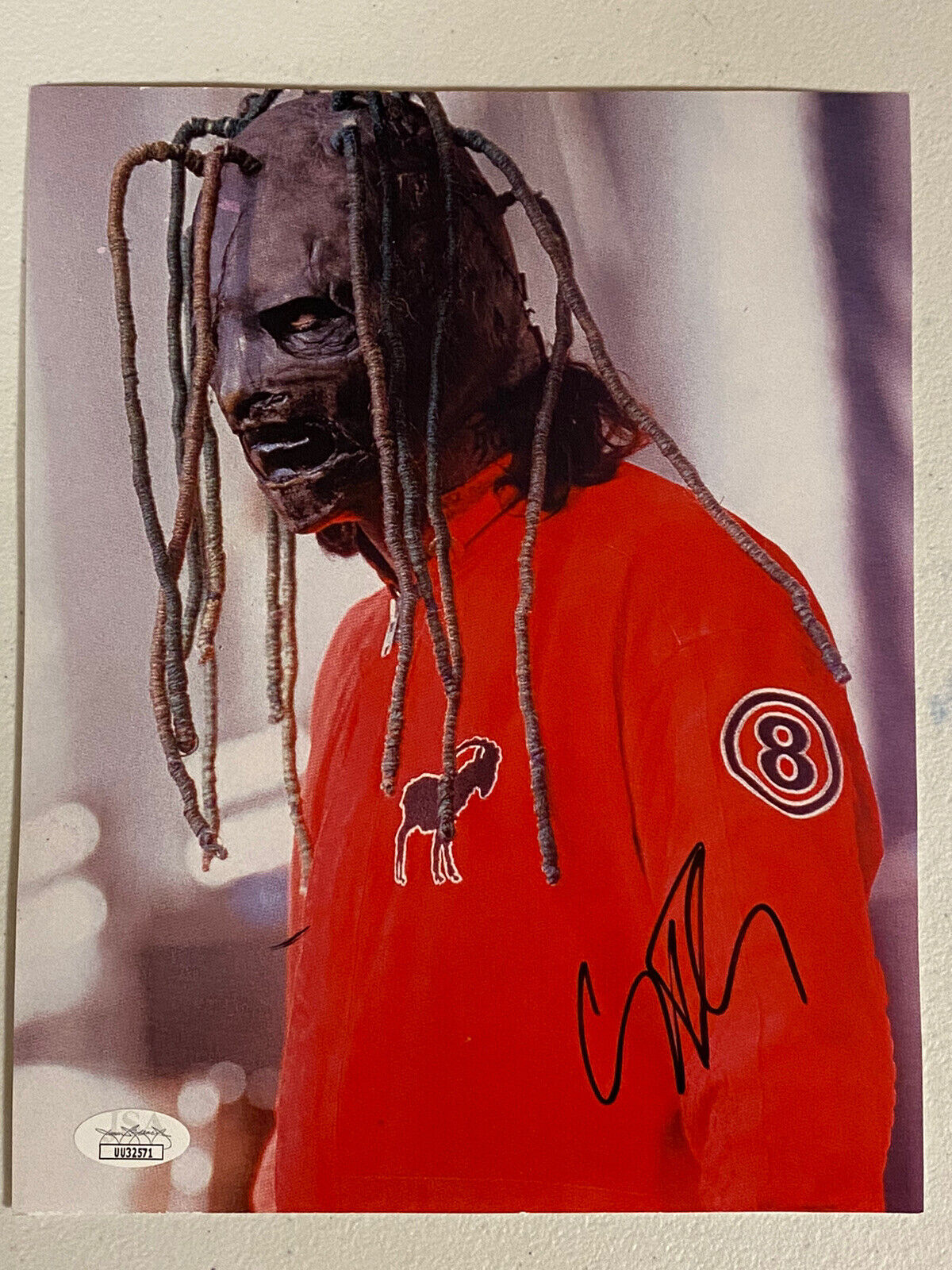 SLIPKNOT COREY TAYLOR AUTOGRAPHED SIGNED 8X10 Photo Poster painting JSA COA # UU32571