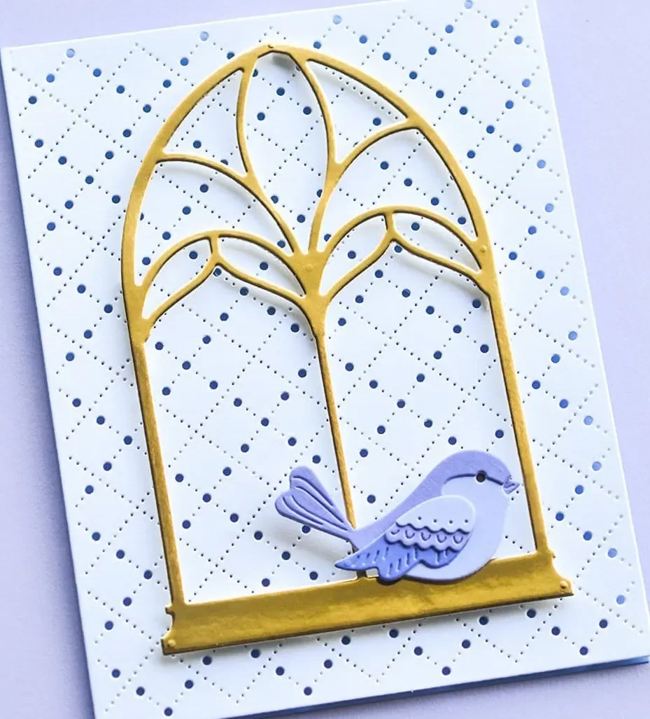 Athvotar Shadow Combined Bird Metal Cutting Dies for Card Making Paper Embossing Die Cuts Sets Crafts 2023 New Templates Stencils