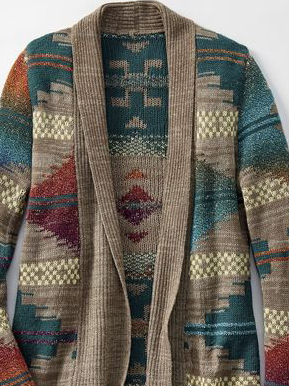 Blue Vintage Cotton-Blend Sweater | EGEMISS