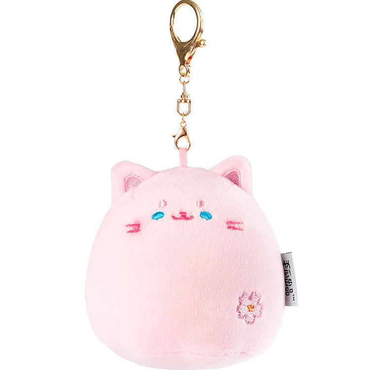 Pudding Cat Plush Keychain
