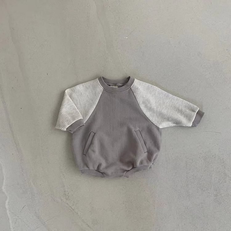 Baby Simple Color Block Bodysuit