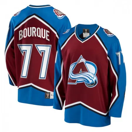 Men's Colorado Avalanche #77 Ray Bourque Red Stitched Jersey