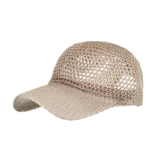 2023 Sun Hat Female Solid Color Casual Visor Sun Sunscreen Cap Hollow Mesh Hat Summer Female Hat Baseball Cap