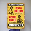 1979 Rocky Balboa vs. Apollo Creed - Metal Tin Signs(8*12Inch/12*16Inch)