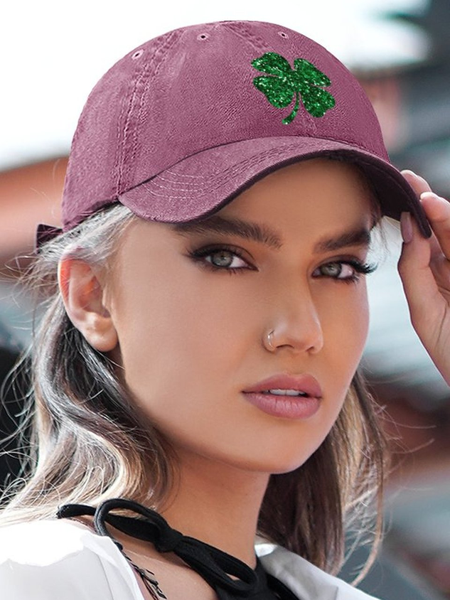 Happy St. Patrick's Day Adjustable Denim Hat socialshop
