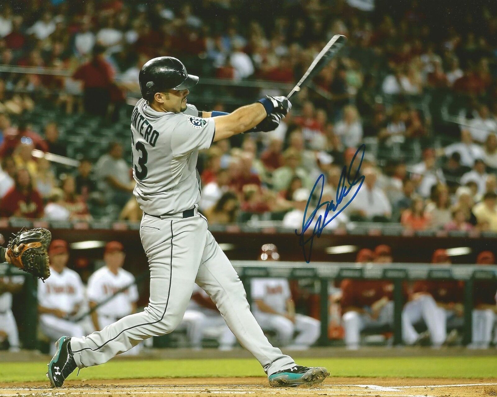 JESUS MONTERO SIGNED SEATTLE MARINERS 8x10 Photo Poster painting #2 with COA