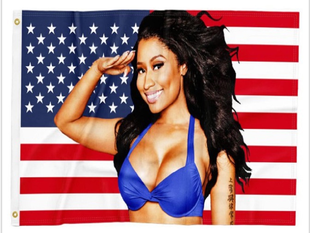 American flag-9.5 x 1.5m-July 4th Independence Day-Nicki Min-aj American fl...